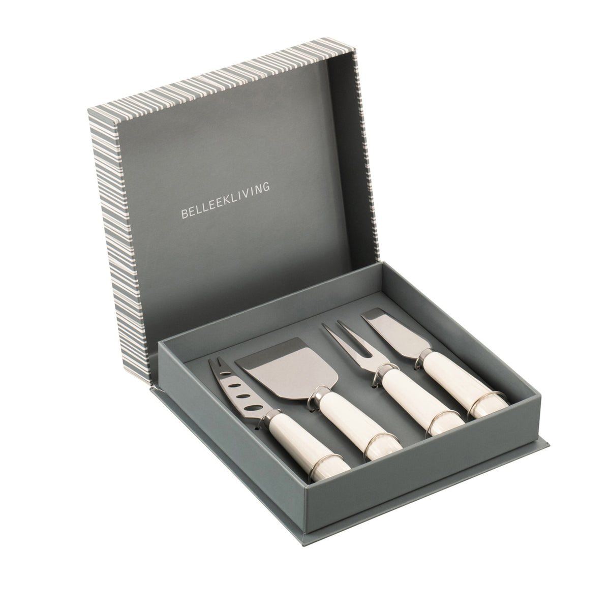 Belleek Erne Cheese Knife Set of 4