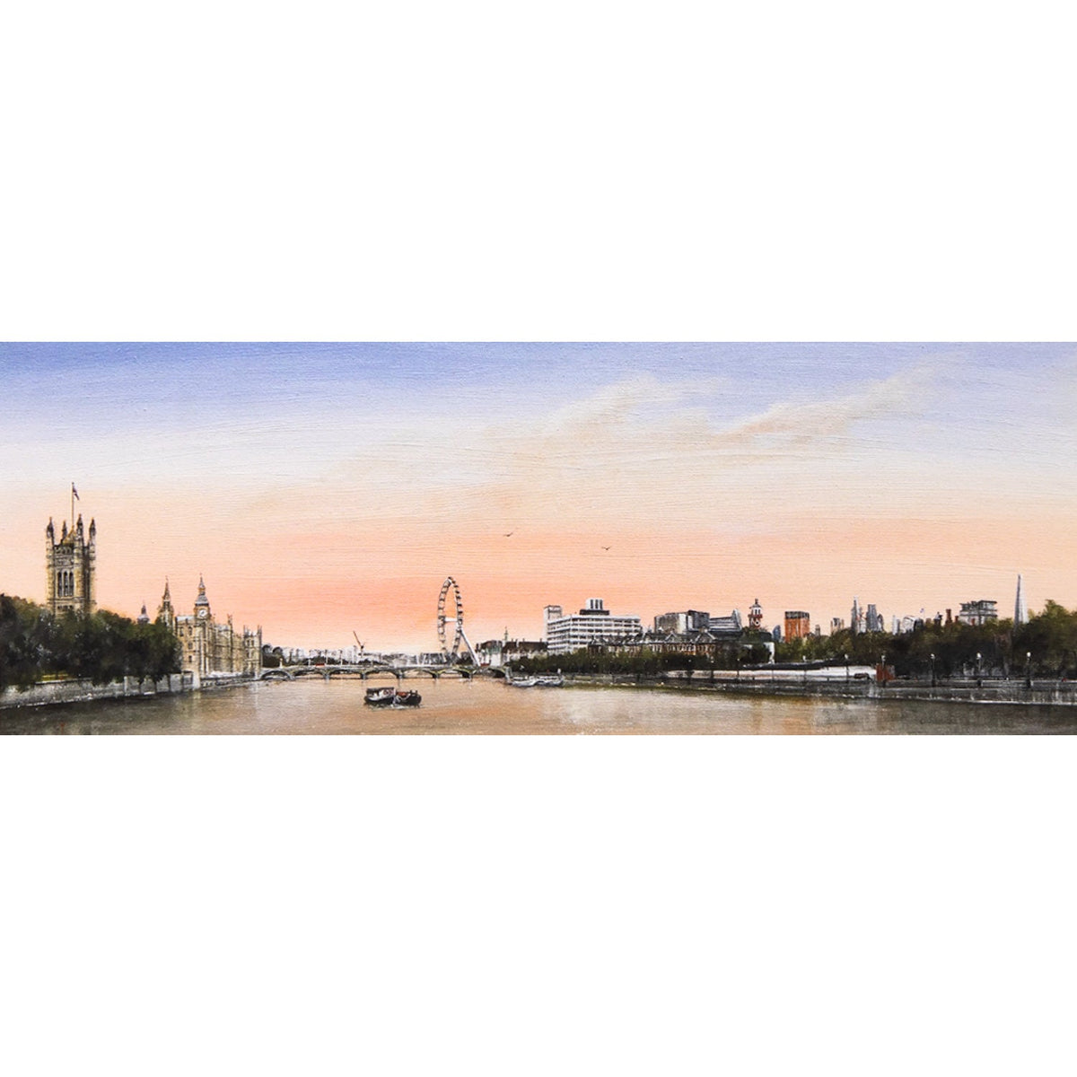 Ed Bucknall Westminster Panoramic Giclee Print