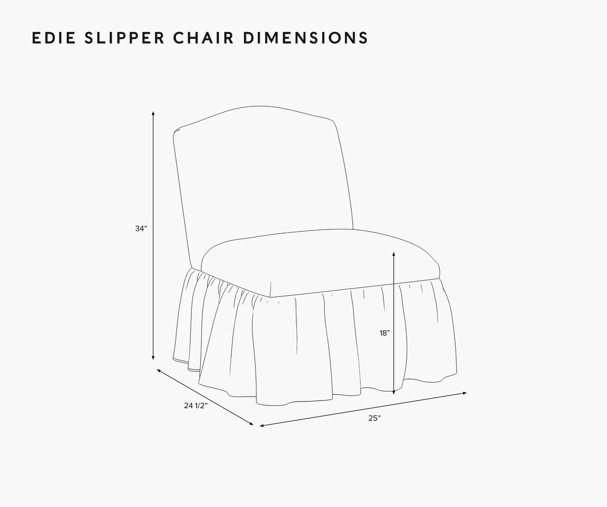 Edie Slipper Chair - Delphine