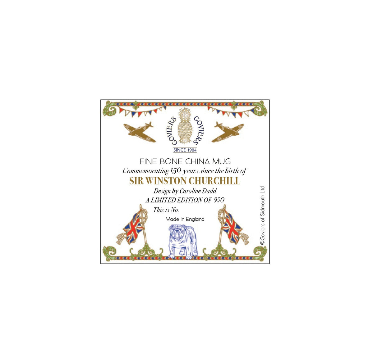 Goviers Sir Winston Churchill Mug