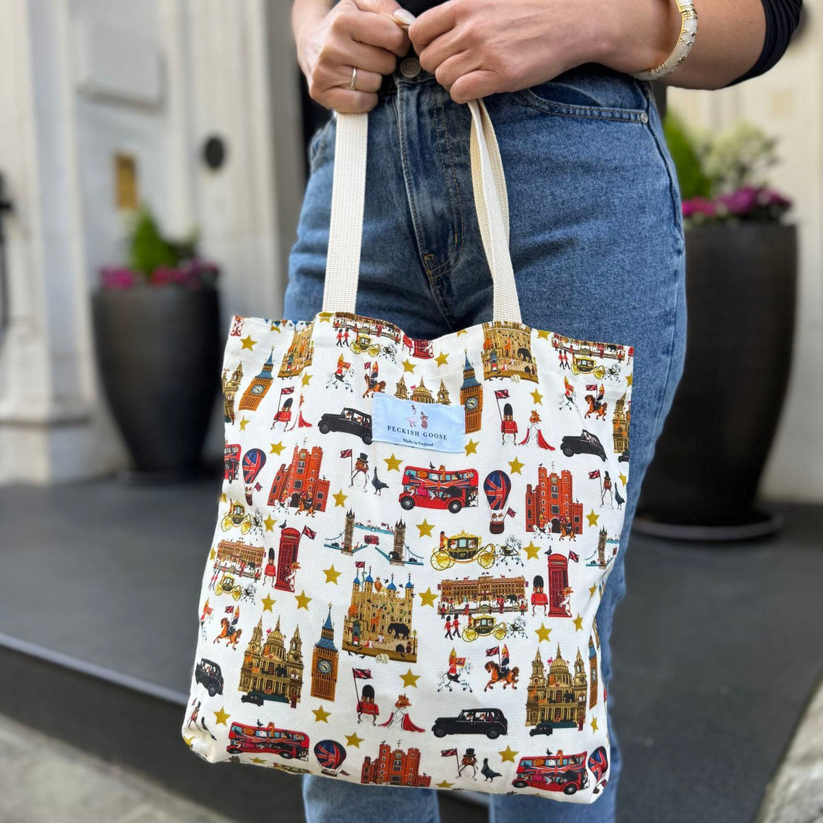 Peckish Goose London Tote Bag
