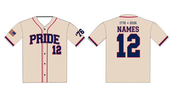 Cream USA 250 Jersey