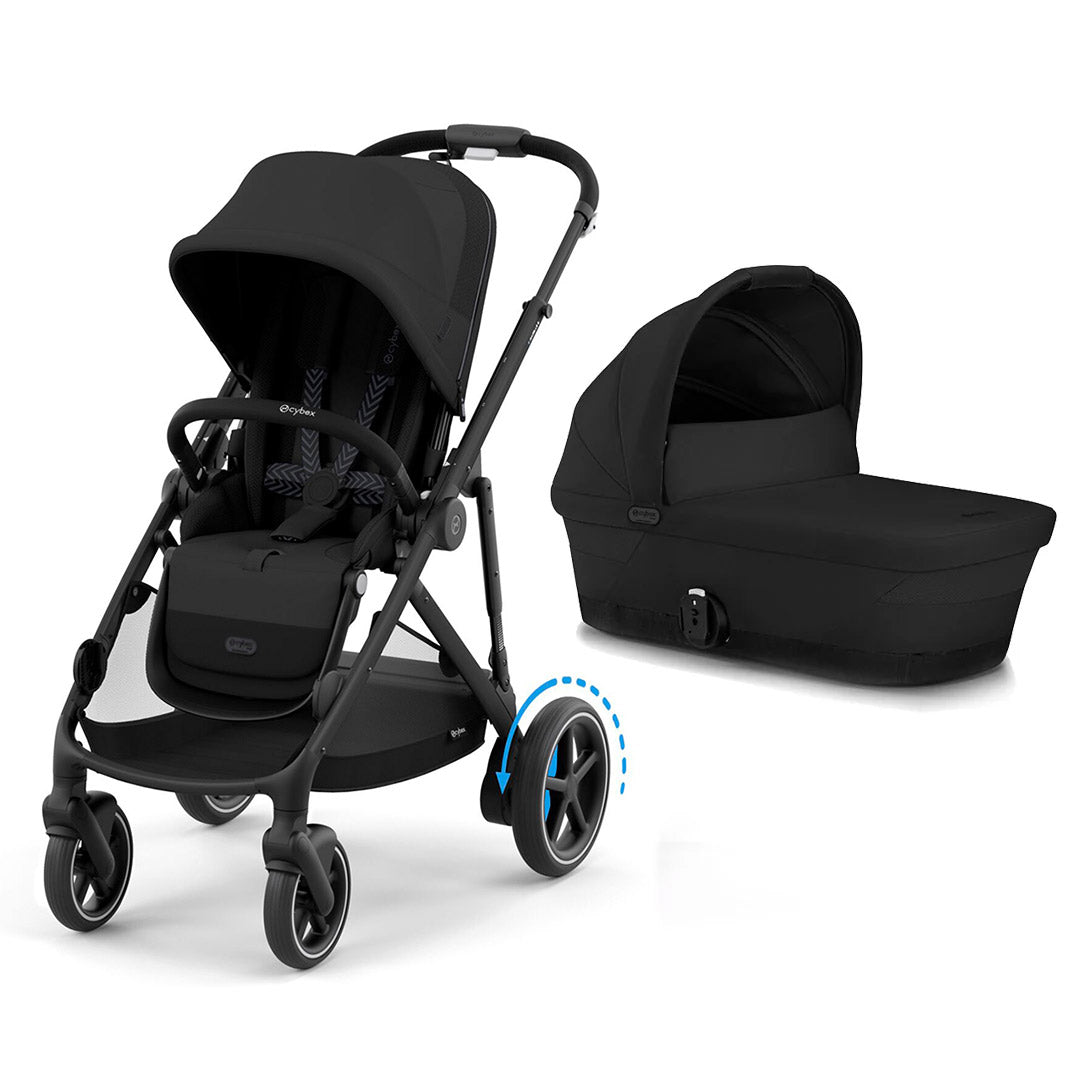 CYBEX e-Gazelle S Pushchair - Moon Black
