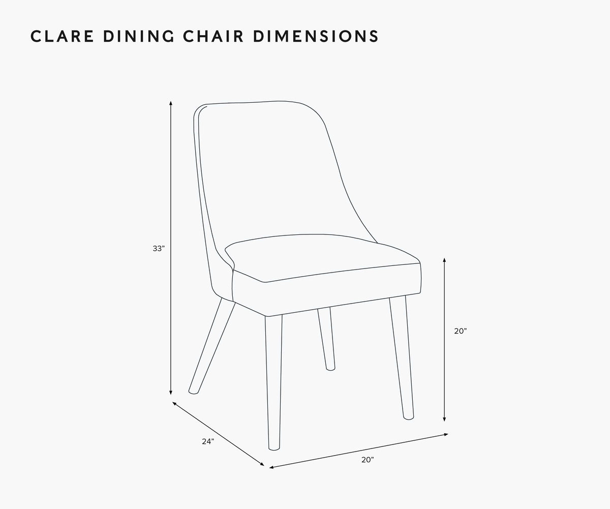 Clare Dining Chair - Pomegranate