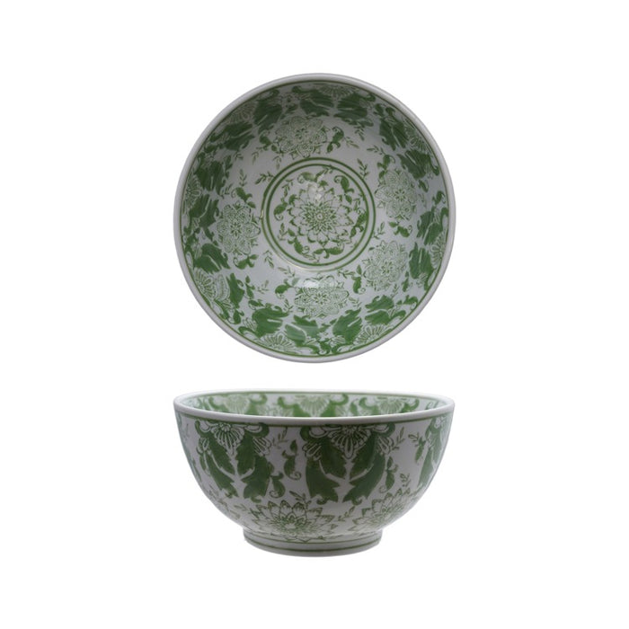 Green Stoneware Bowl