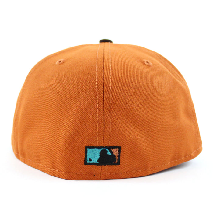 Houston Astros 1986 All Star Game New Era 59Fifty Fitted Hat (Rust Brown Teal Under Brim)