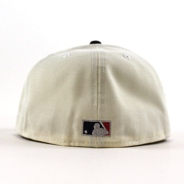 Houston Astros 35 Years New Era 59Fifty Fitted Hat (Chrome White Navy Green Under Brim)