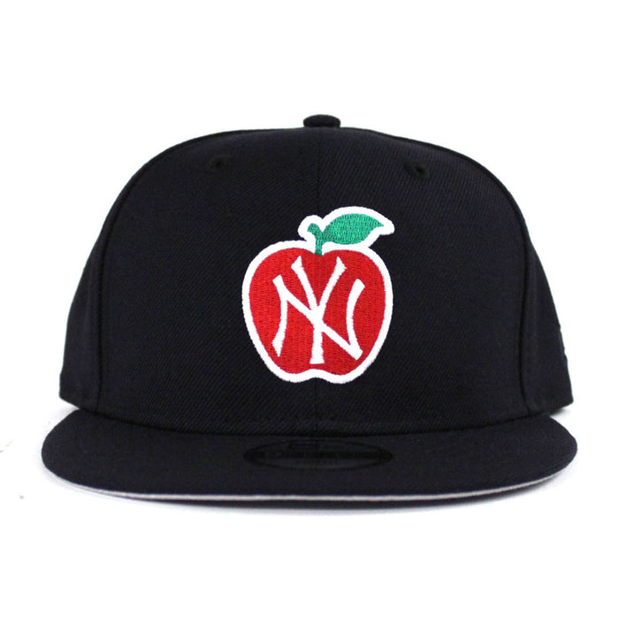 Kids Big Apple New York Yankees New Era 9Fifty Snapback Hat (Gray Under Brim)