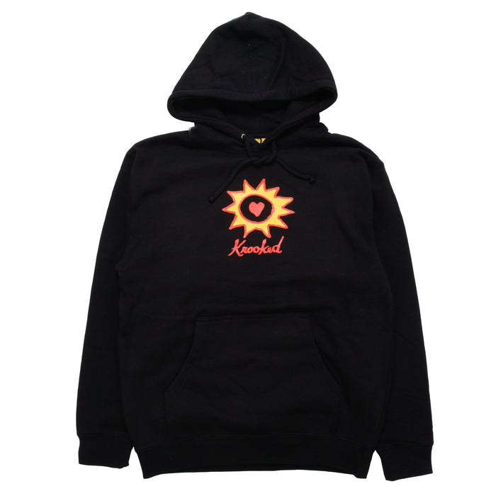 Krooked - Sun Heart Hoodie (Black)