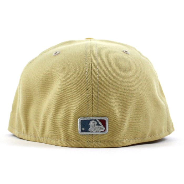 Los Angeles Dodgers 60TH DODGER STADIUM New Era 59Fifty Fitted Hat (VEGAS GOLD MET GOLD GRAY Under Brim)