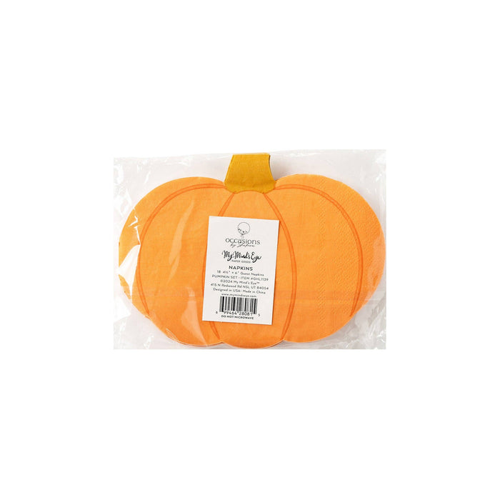 Pumpkin Shaped Napkins