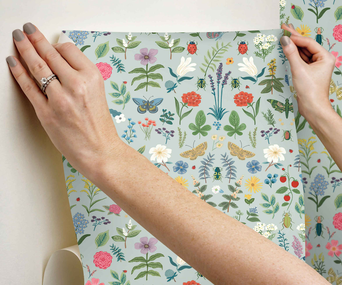 Curio Peel & Stick Wallpaper - Mint
