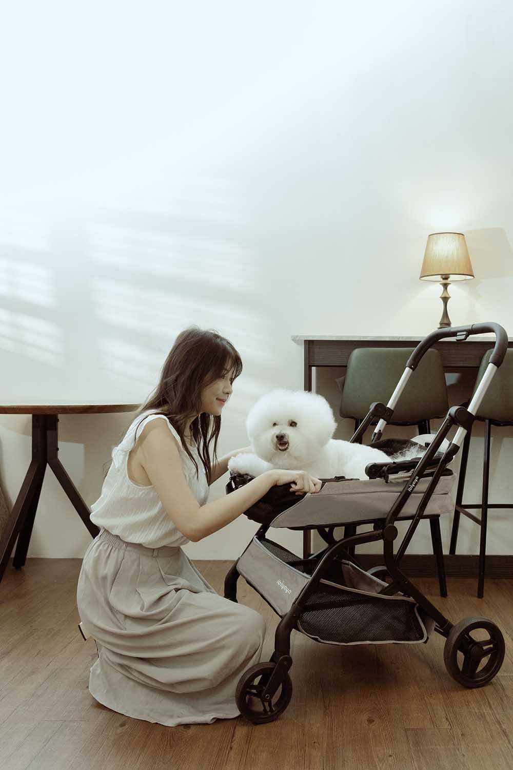 Ibiyaya - IBIYAYA InstaCollapse Detachable Dog Stroller