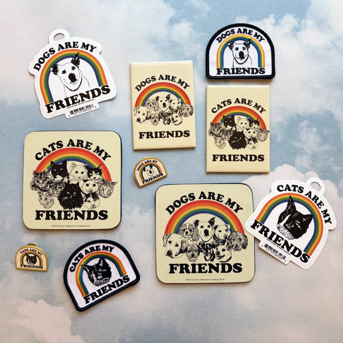 Cats Are My Friends Patch