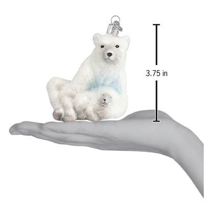 Polar Bear With Cub
