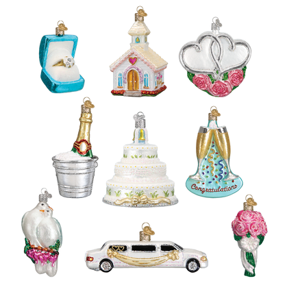 Just Married Collection Ornaments