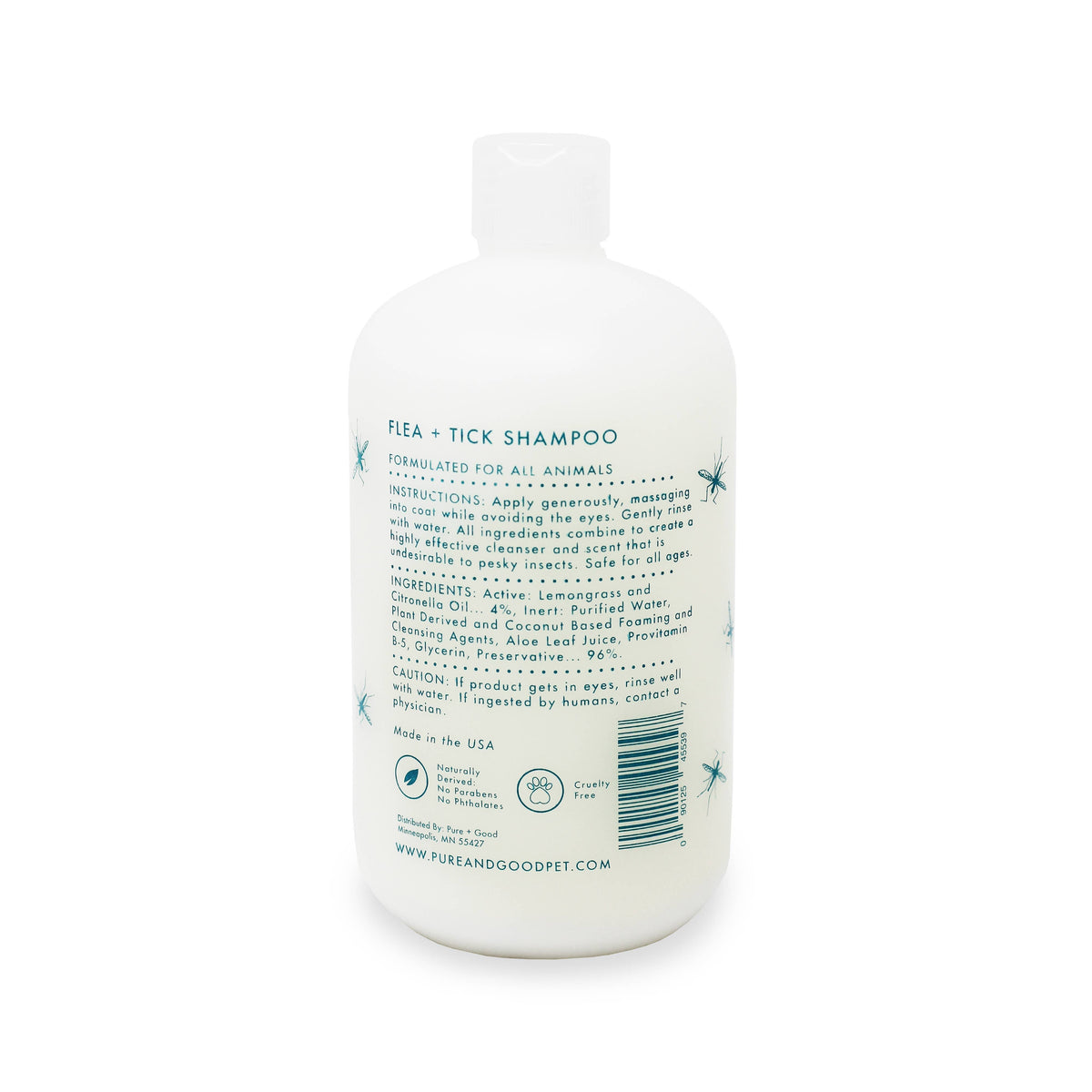 Pure + Good - Dog & Cat Shampoo: Flea and Tick
