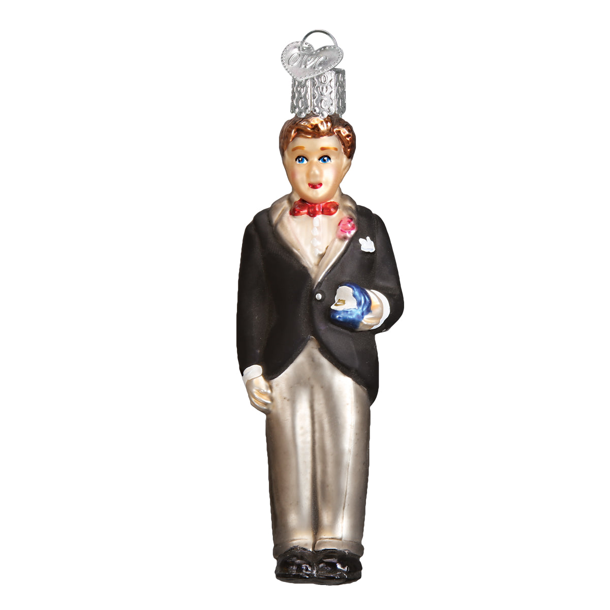 Groom - Brunette Ornament