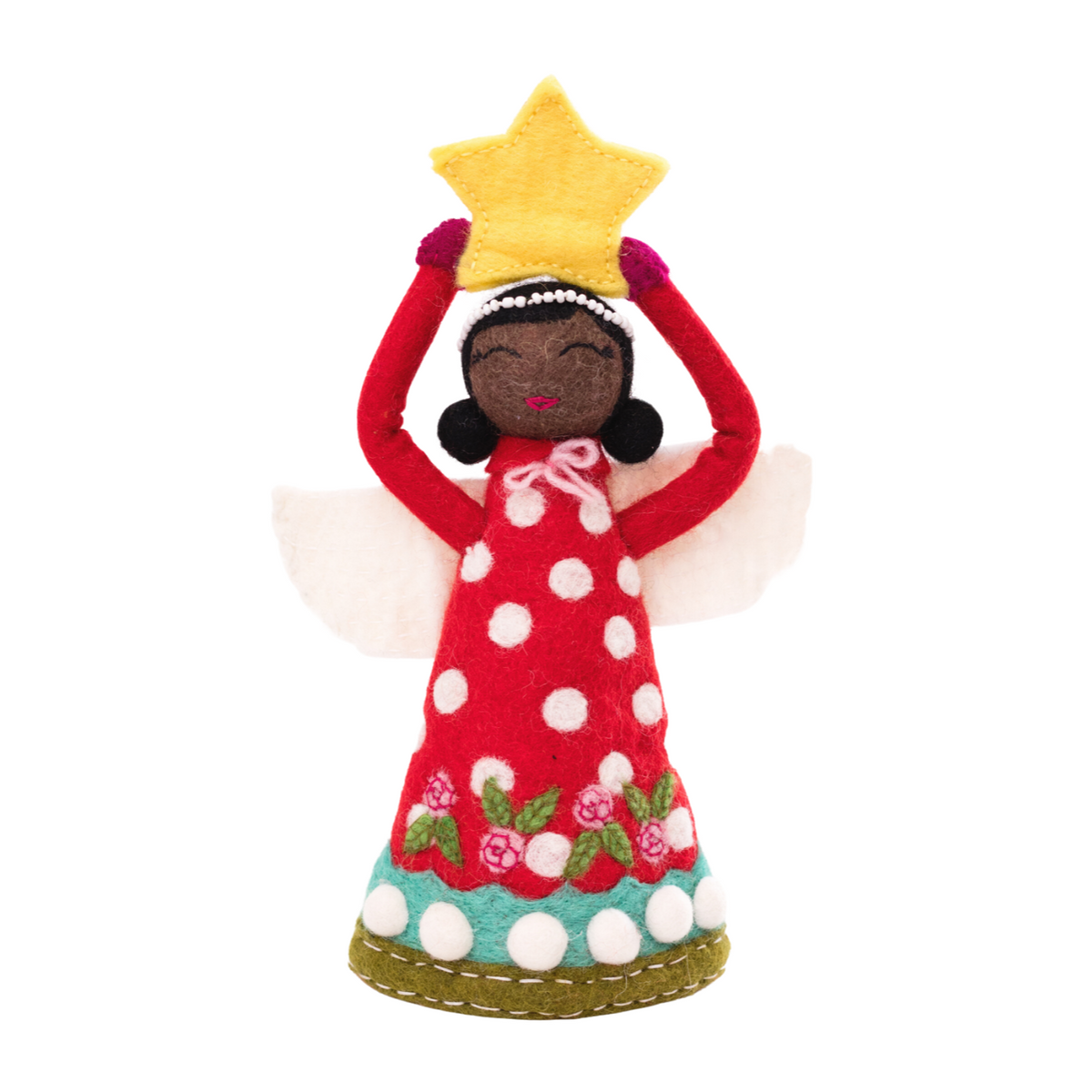 Angel Tree Topper - Simone -red
