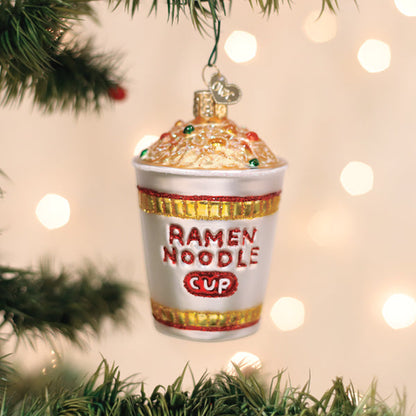 Ramen Noodle Cup Ornament