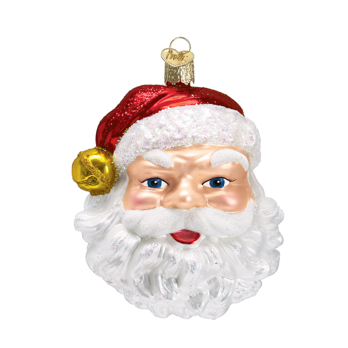 Jingle Bell Santa Ornament