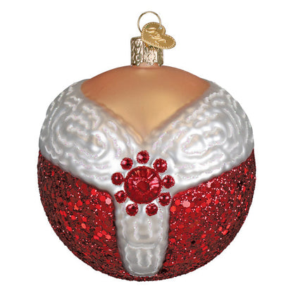 Mrs. Claus Round Ornament