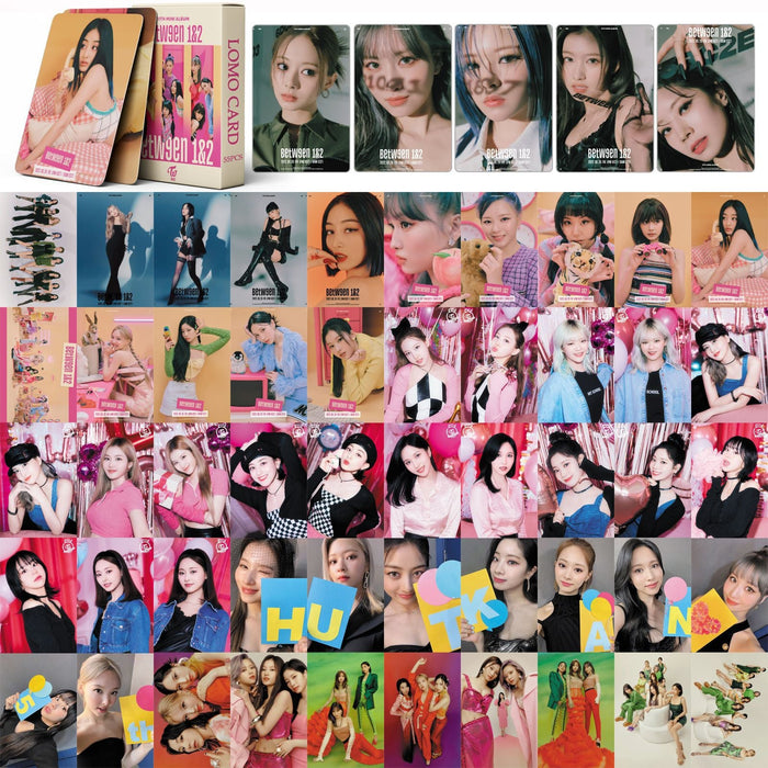 55pcs/set TWICE Between 1&2 Photocards Lomo Cards Set (Fan Goods)