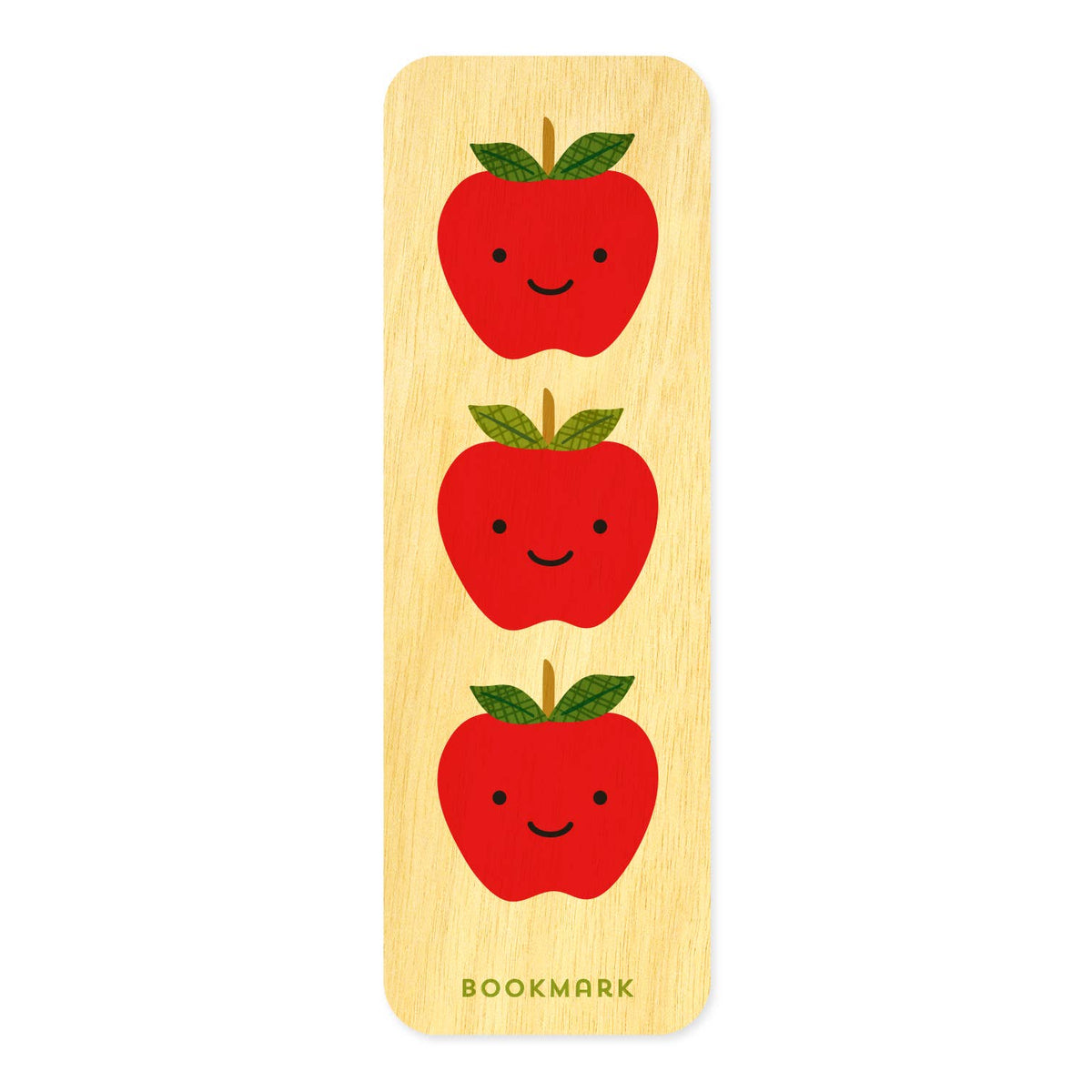 Apples Bookmark Thank You Card