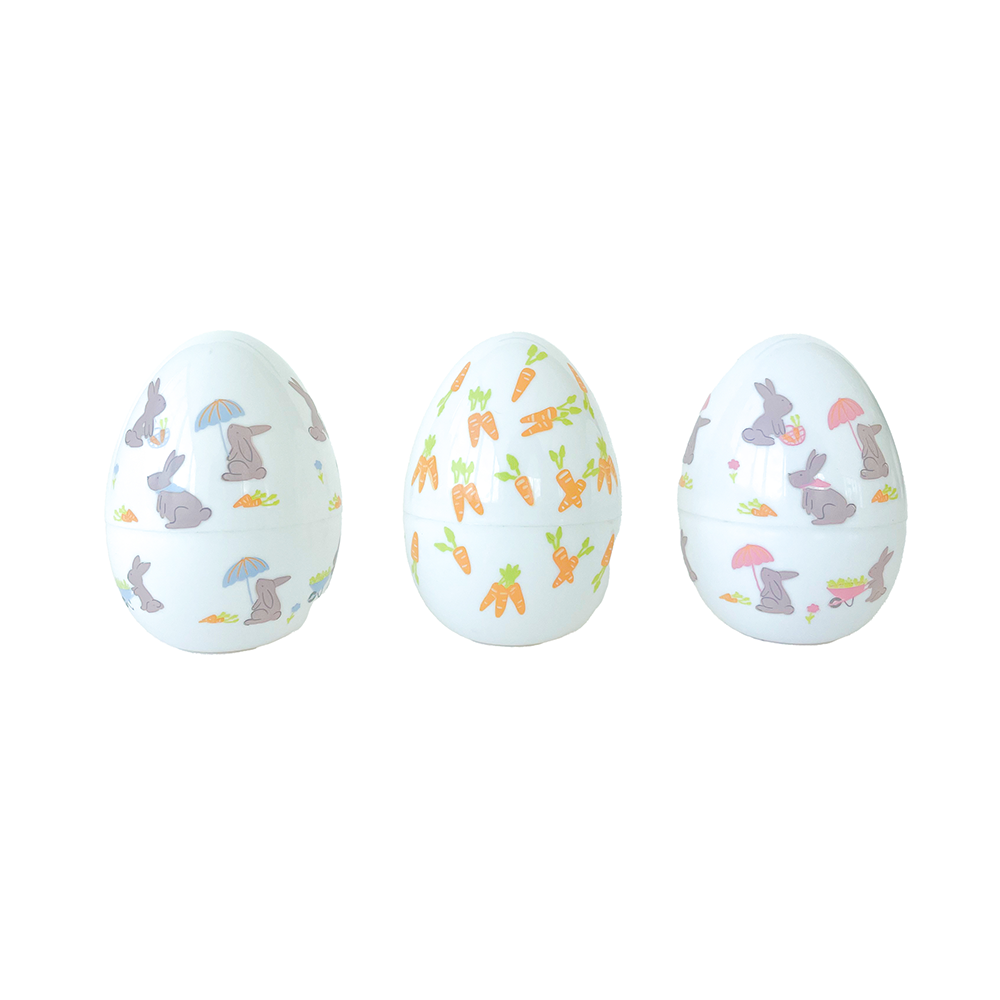 Bunnies In The Garden Fancy Plastic Easter Eggs (set of 24)