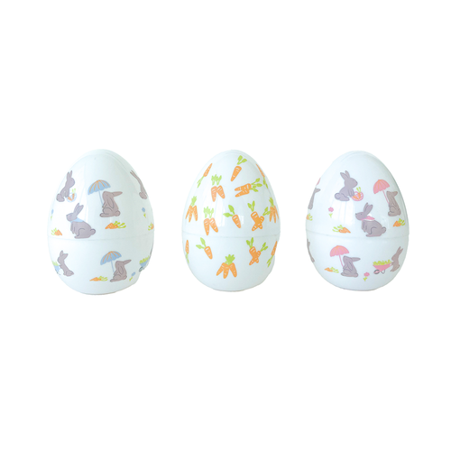 Bunnies In The Garden Fancy Plastic Easter Eggs (set of 24)