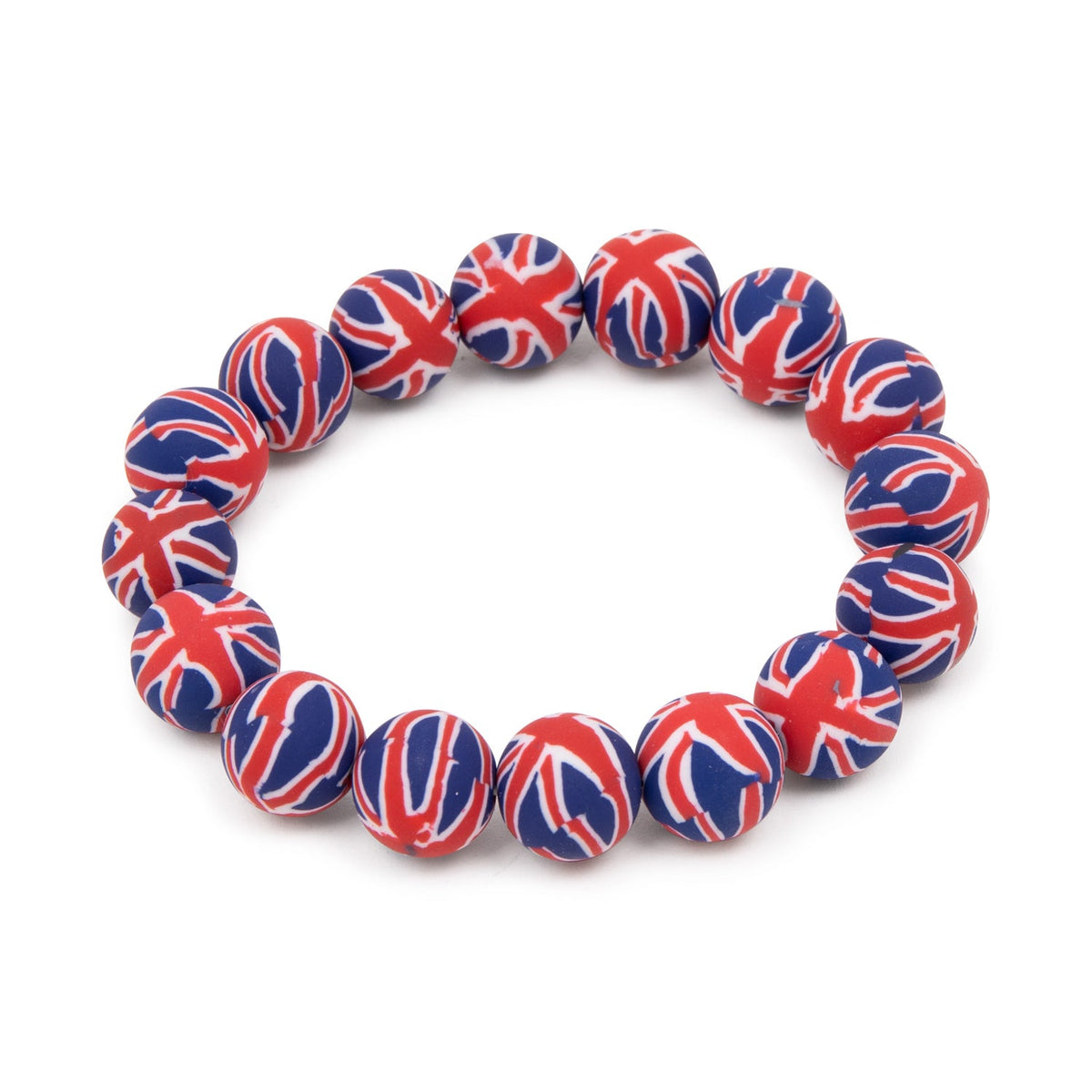 Alexander Thurlow Union Jack Bead Bracelet