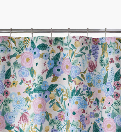 Percale Shower Curtain - Garden Party Lilac