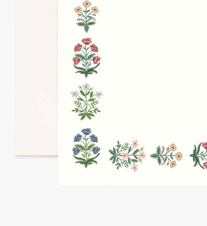 Floral Personalized Stationery  - Mughal Rose