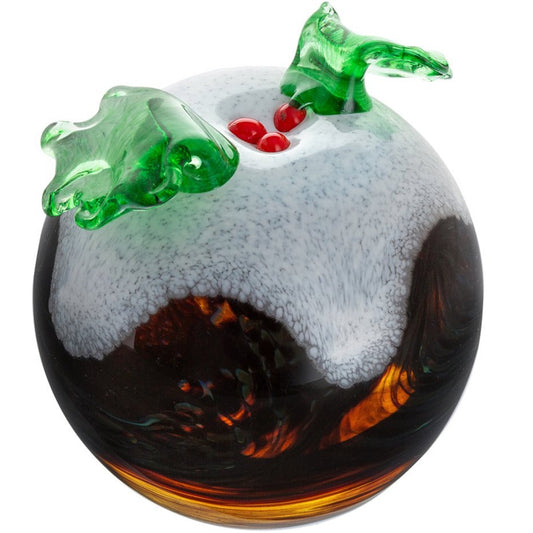 Caithness Glass Christmas Pud