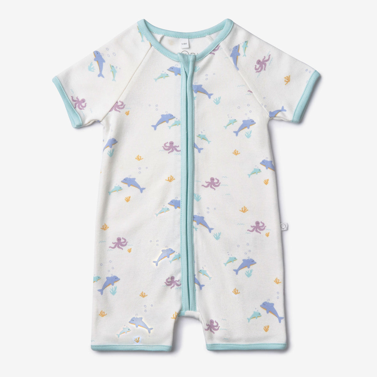 Dolphin Zip Summer Sleepsuit