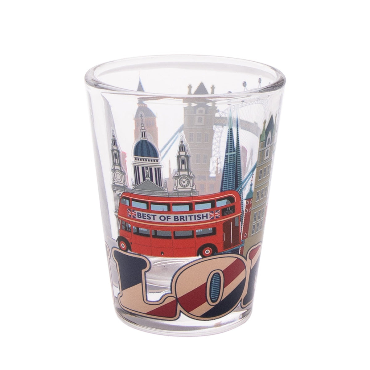 Elgate Union Jack & Skyline Shot Glass