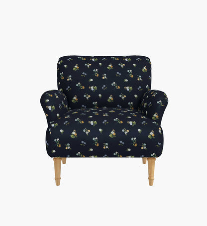 Bristol Armchair - Ditsy Dahlia Navy
