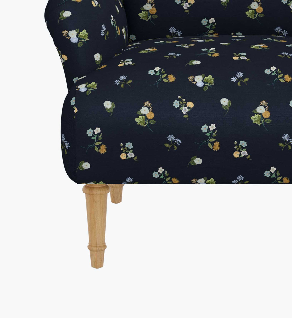 Bristol Armchair - Ditsy Dahlia Navy