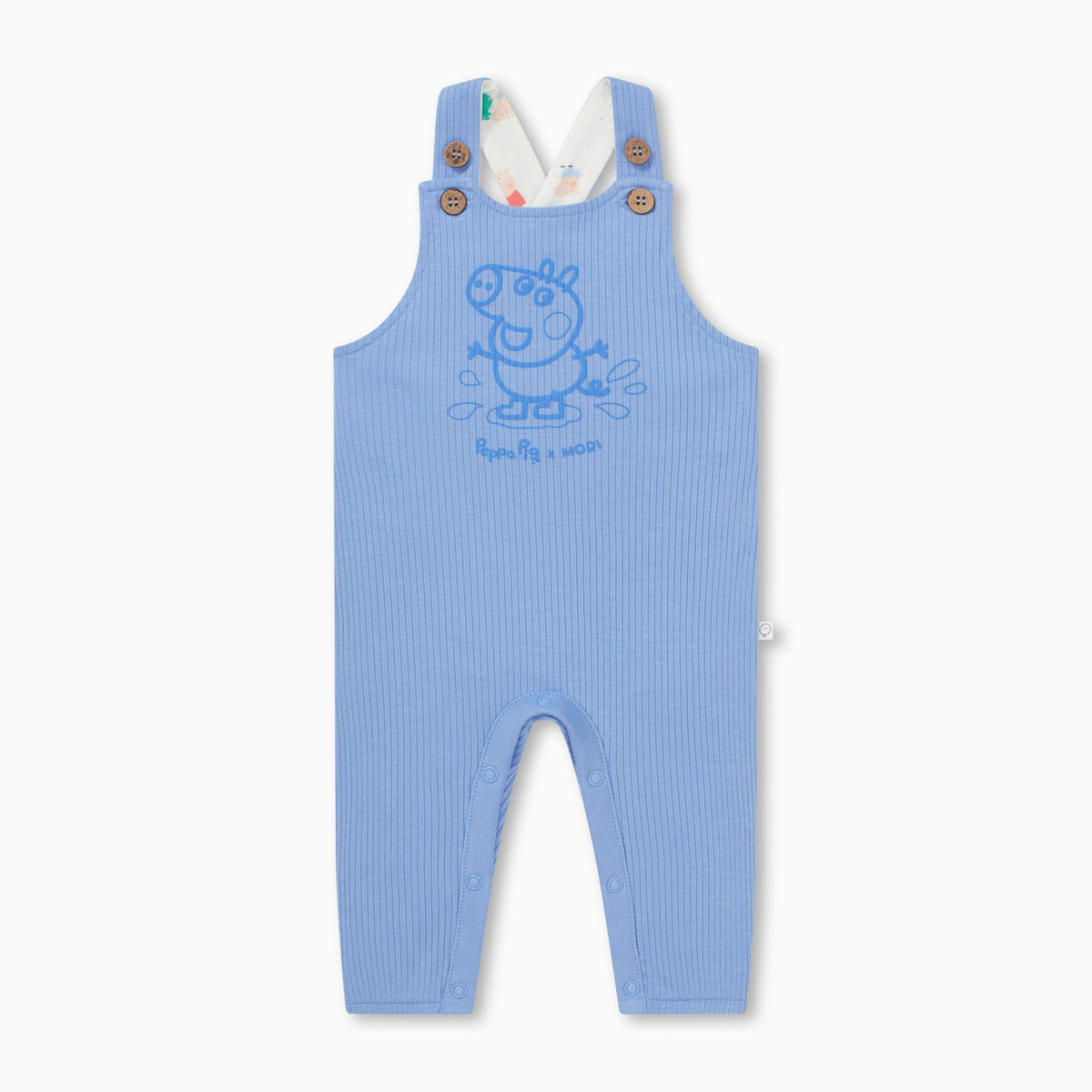 George Pig Ribbed Dungarees