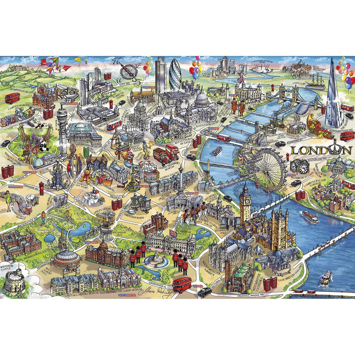 Gibsons London Landmarks 500pc Puzzle