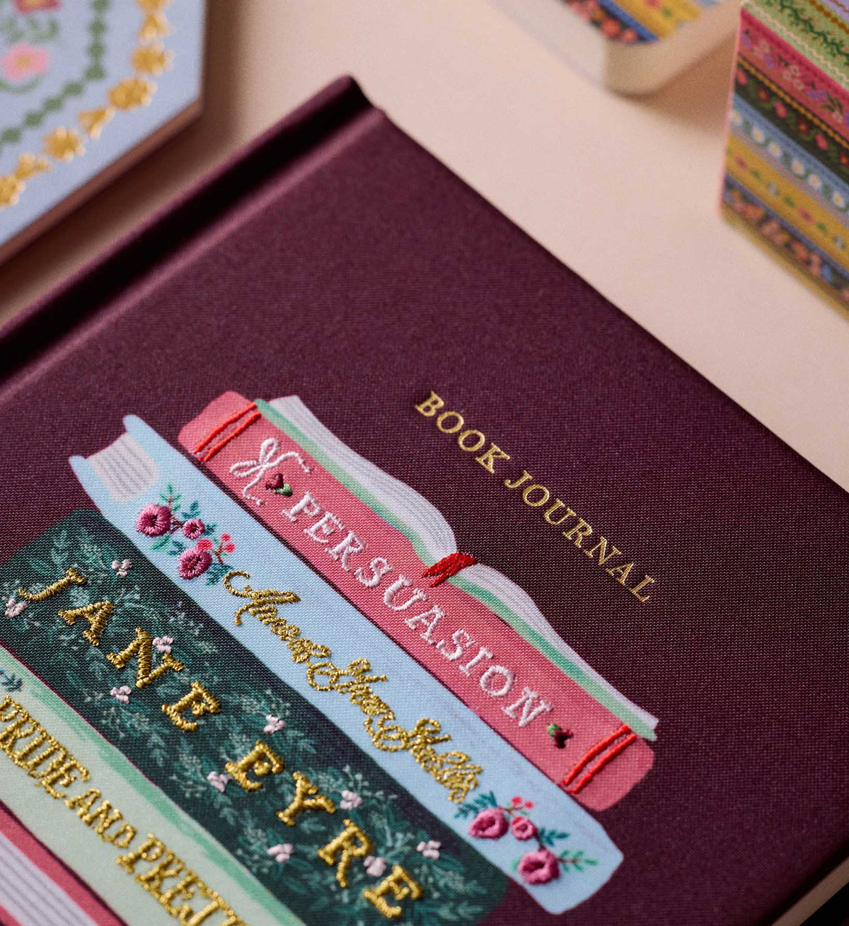 Embroidered Book Journal - Ladies Night Book Club