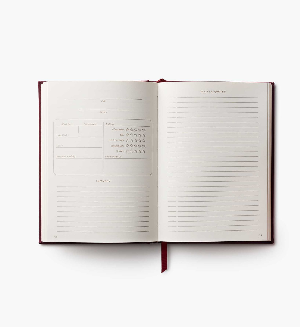 Embroidered Book Journal - Ladies Night Book Club