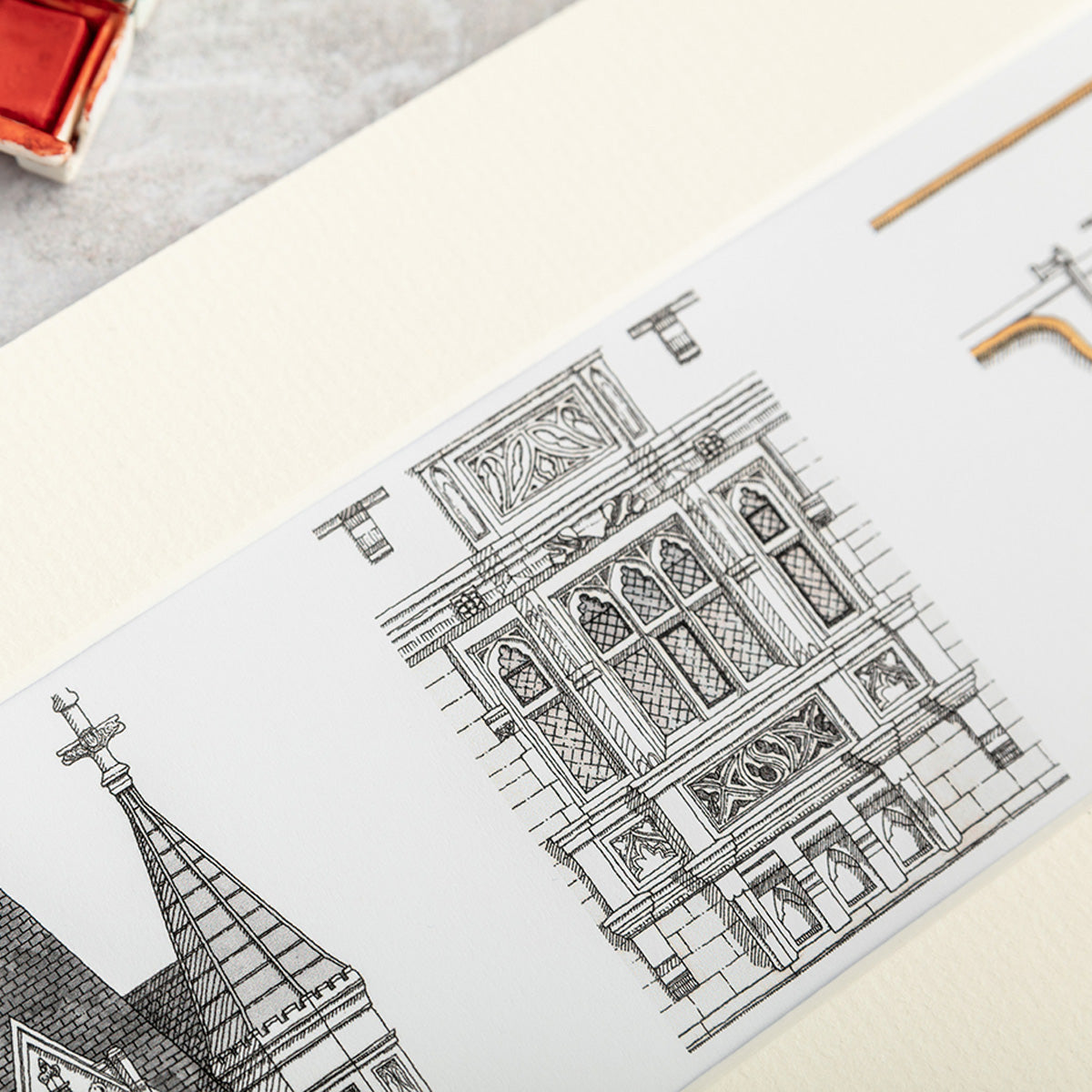 Katherine Jones Tower Bridge Architectural Details Print - 20 x 6 Inches