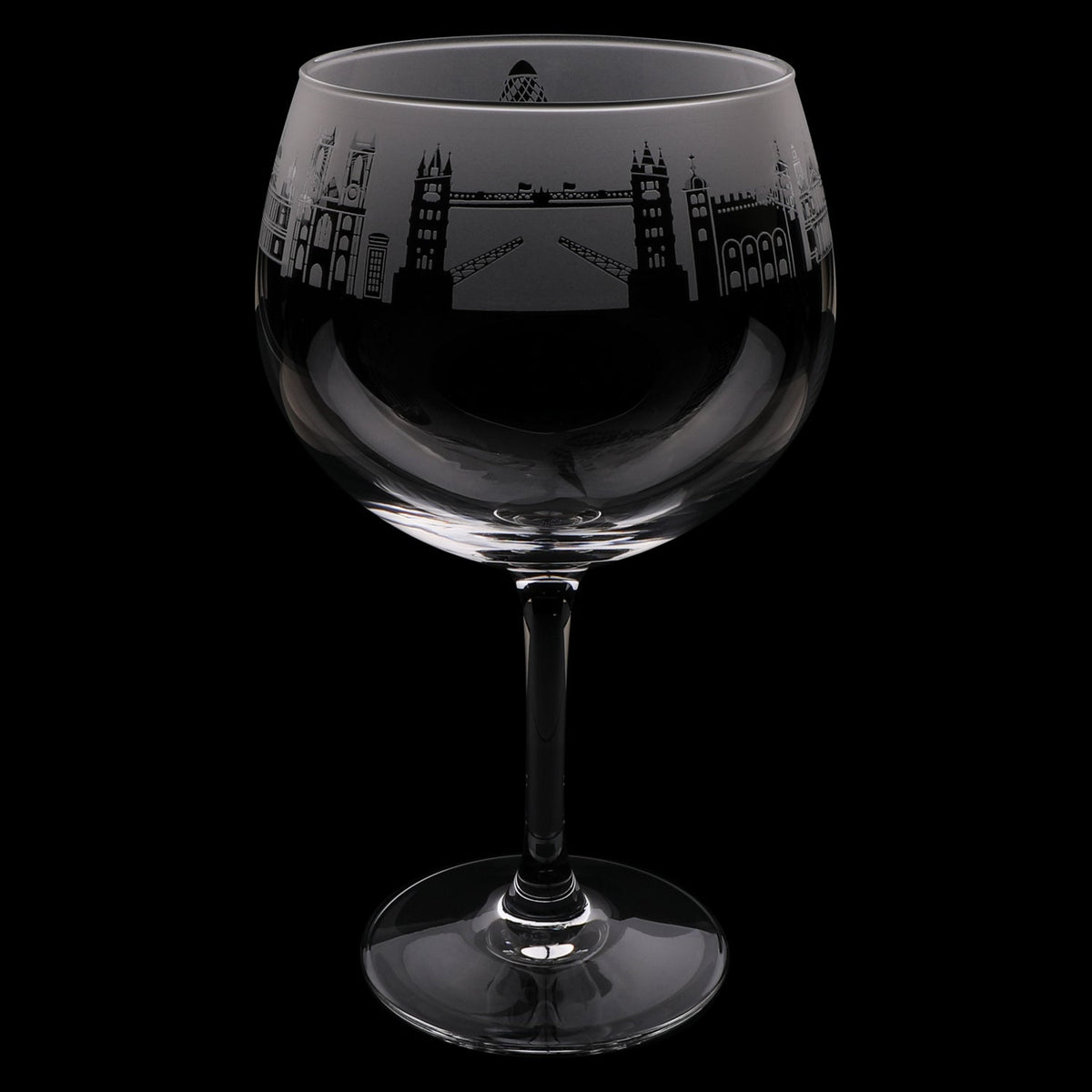 London Skyline Milford Gin Balloon Glass
