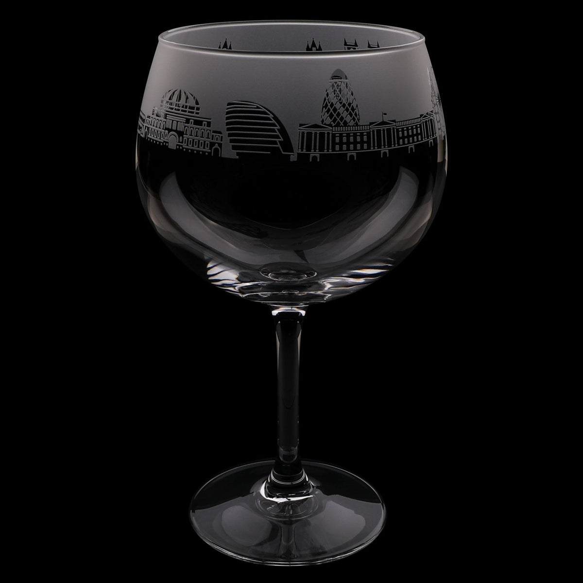 London Skyline Milford Gin Balloon Glass