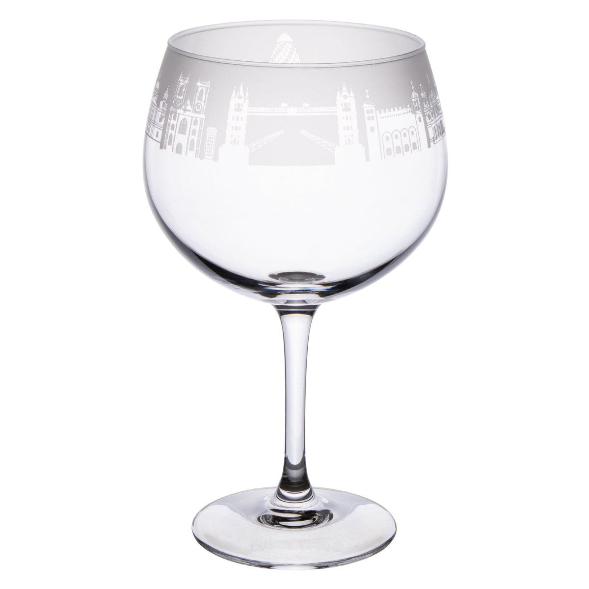 London Skyline Milford Gin Balloon Glass