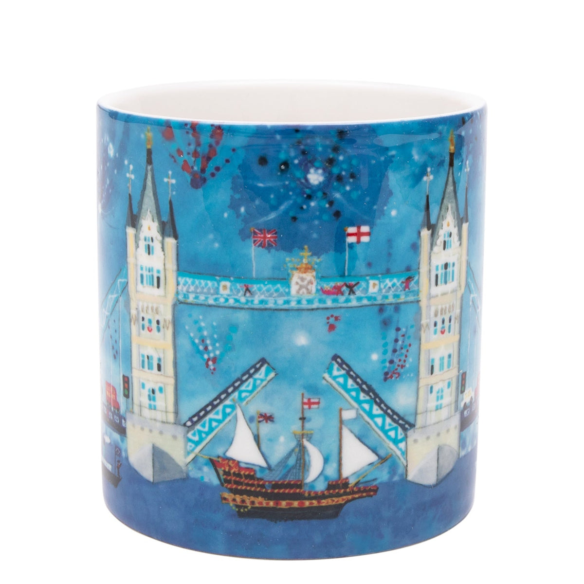 Lucy Loveheart The Wonder Bridge Gold Handled Mug
