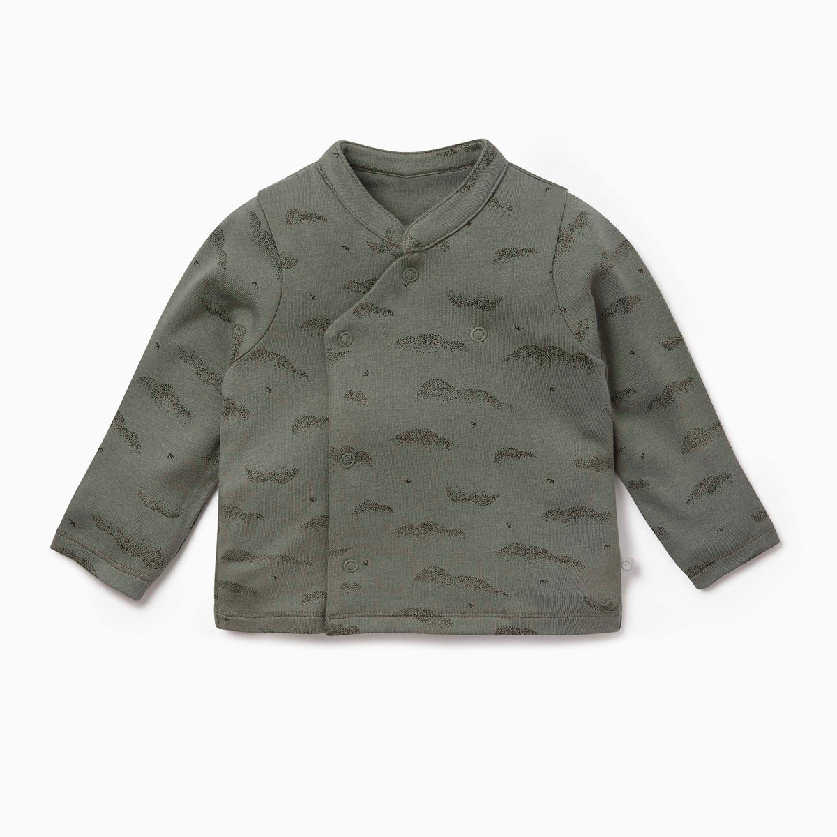 Khaki Cloud Kimono Cardigan & Leggings Outfit