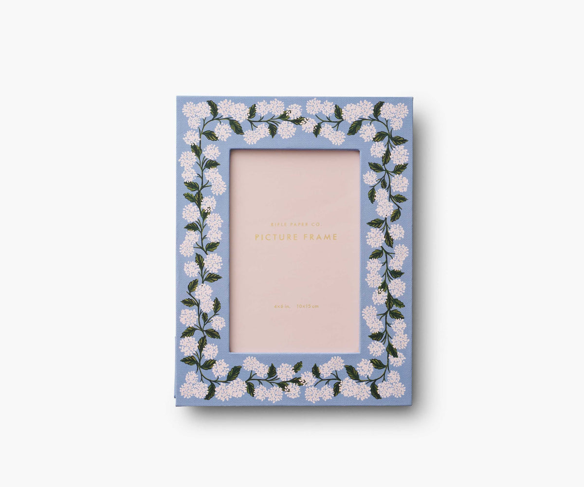 Paper Wrapped Picture Frame - Hydrangea