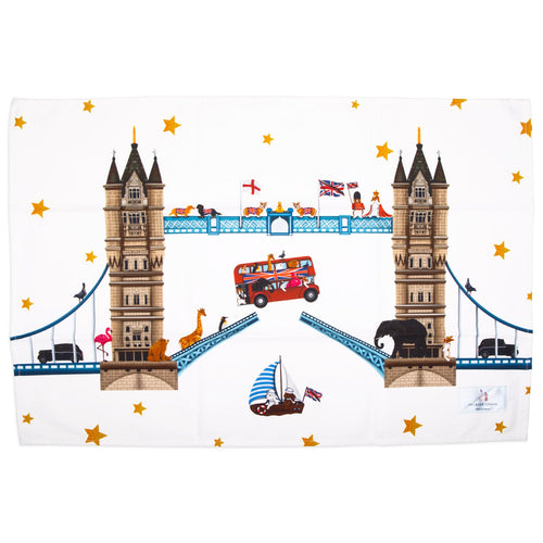 Peckish Goose Tower Bridge Tea Towel